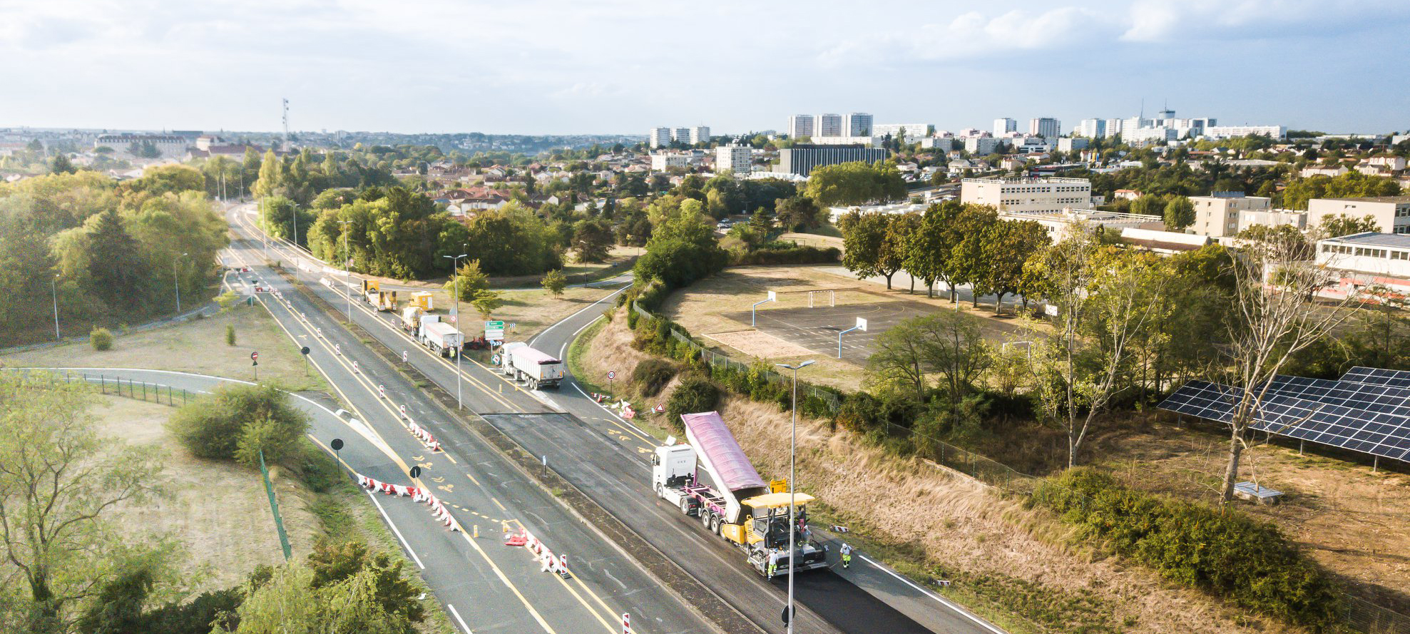 route poitiers drone